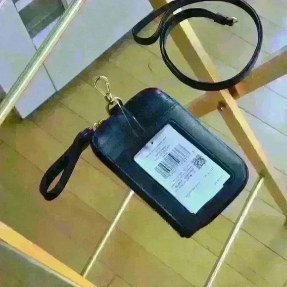 Kate Spade KH754 Chelsea Leopard Card Case Lanyard - Picture 3 of 6